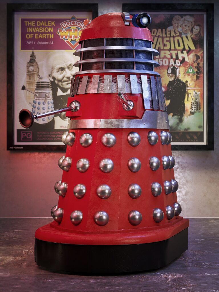 Dalek Invasion Earth Red Dalek by Phil Shaw