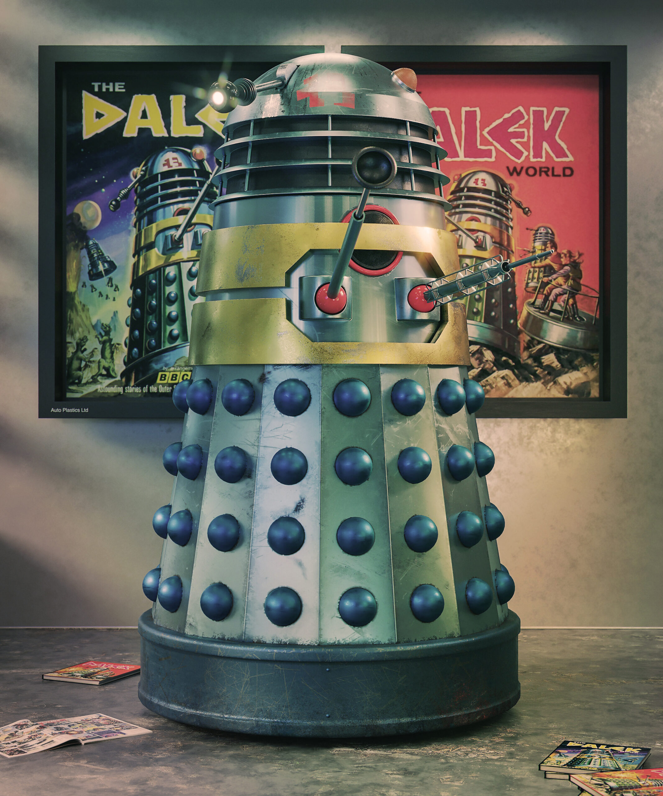TV21 Book Dalek by Phil Shaw