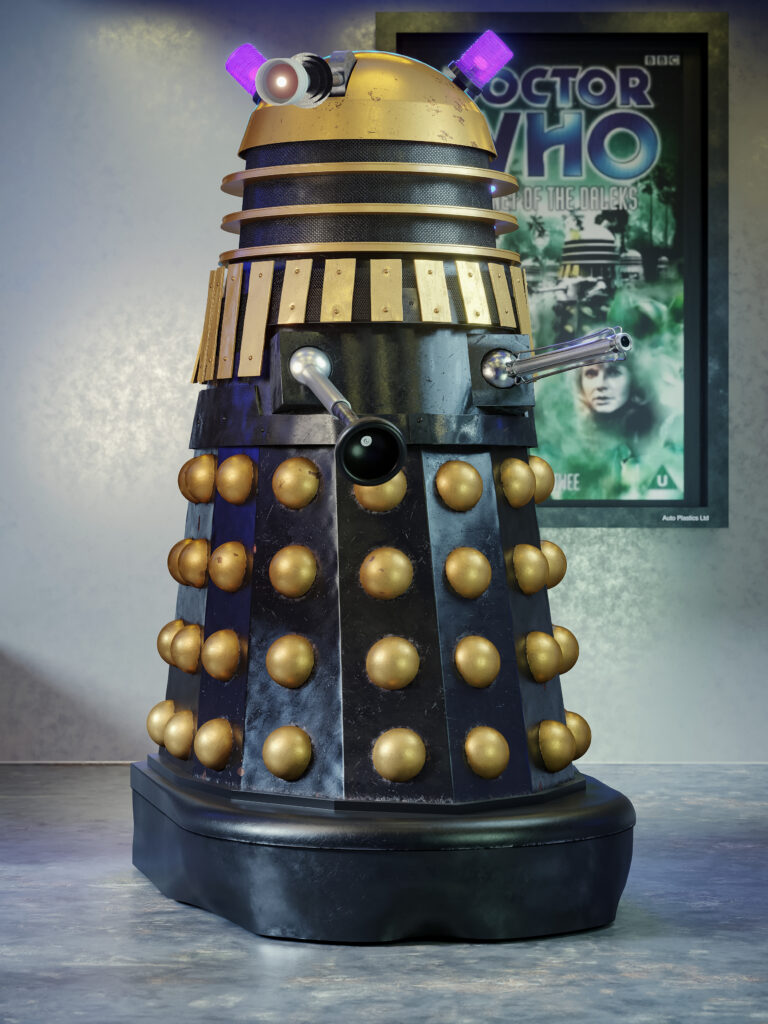 Dalek Supreme Spiridon - Doctor Who / Big Finish 3D Render by Phil Shaw