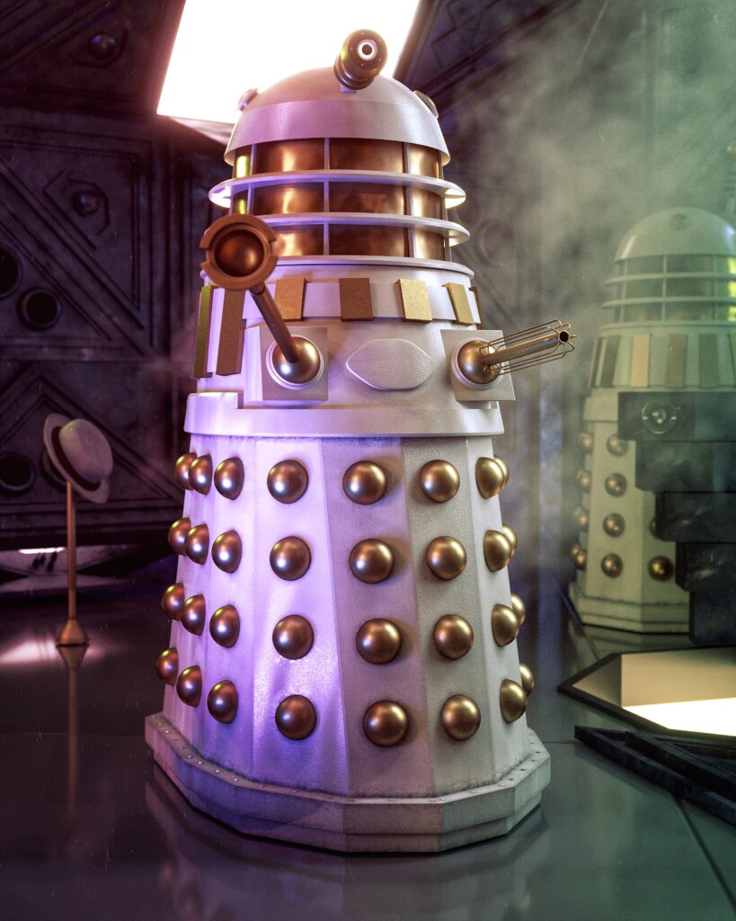 Imperial Dalek - Doctor Who / Big Finish 3D Render by Phil Shaw