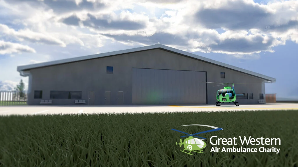 Great Western Air Ambulance Charity - Graphic Design, Brand Engineering, 3D Visualisation - Phil Shaw Digital Media