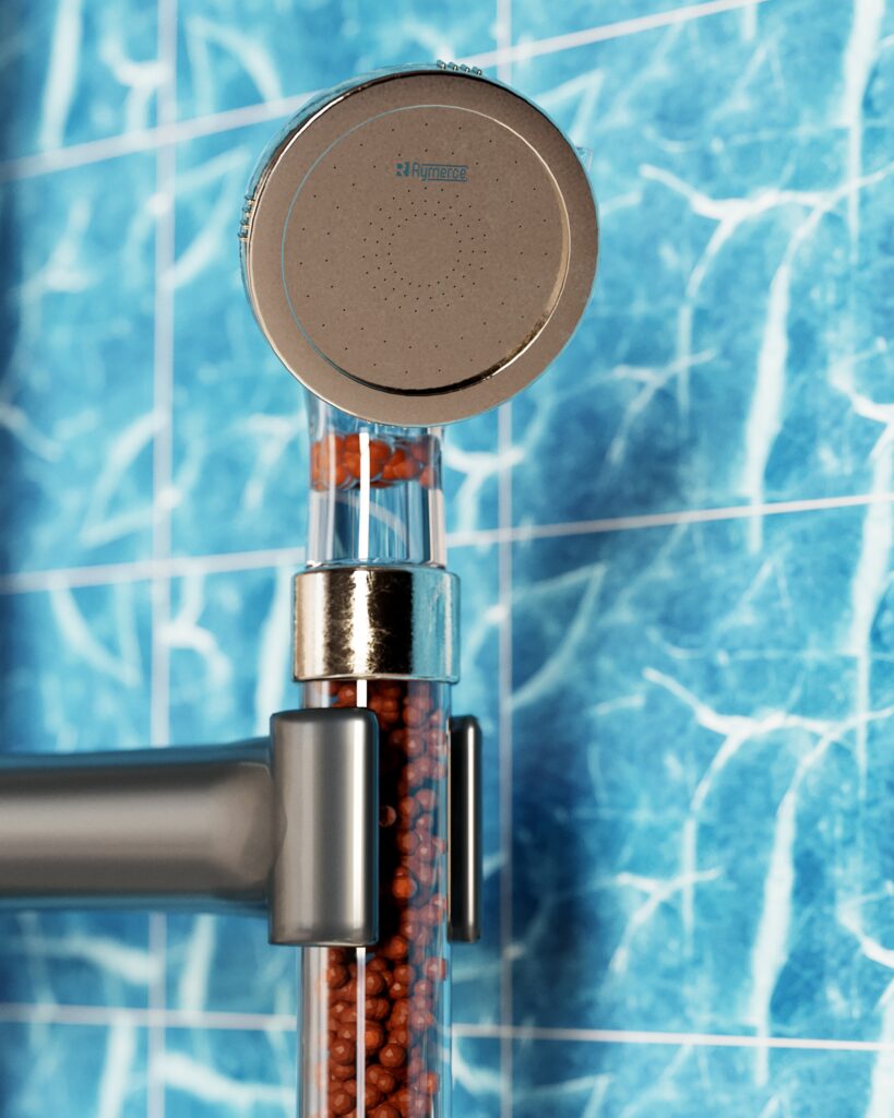 Rymerce Ionic Shower Head - Graphic Design, Brand Engineering, 3D Visualisation - Phil Shaw Digital Media