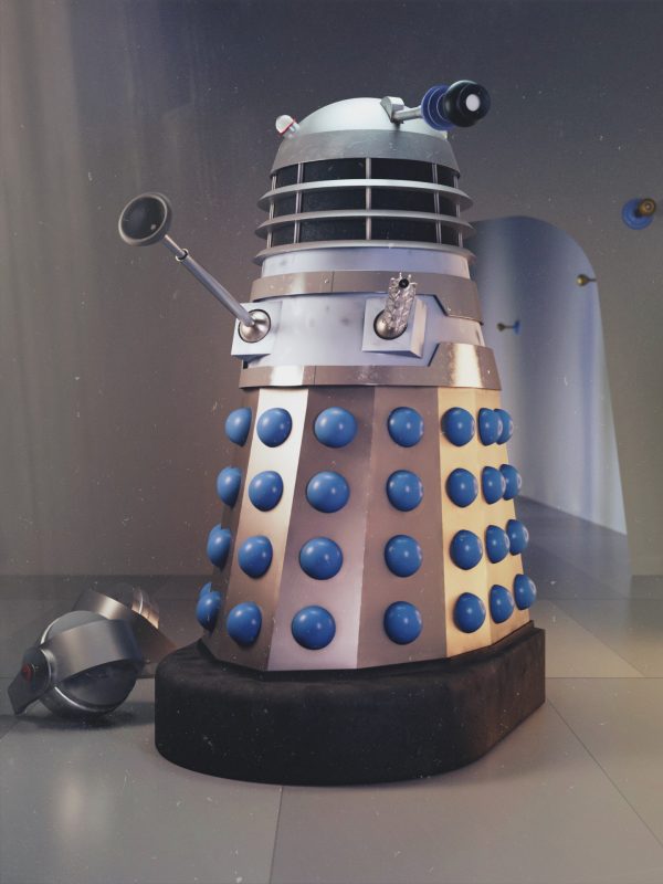 MK2 Invasion Dalek - Doctor Who / Big Finish 3D Render by Phil Shaw