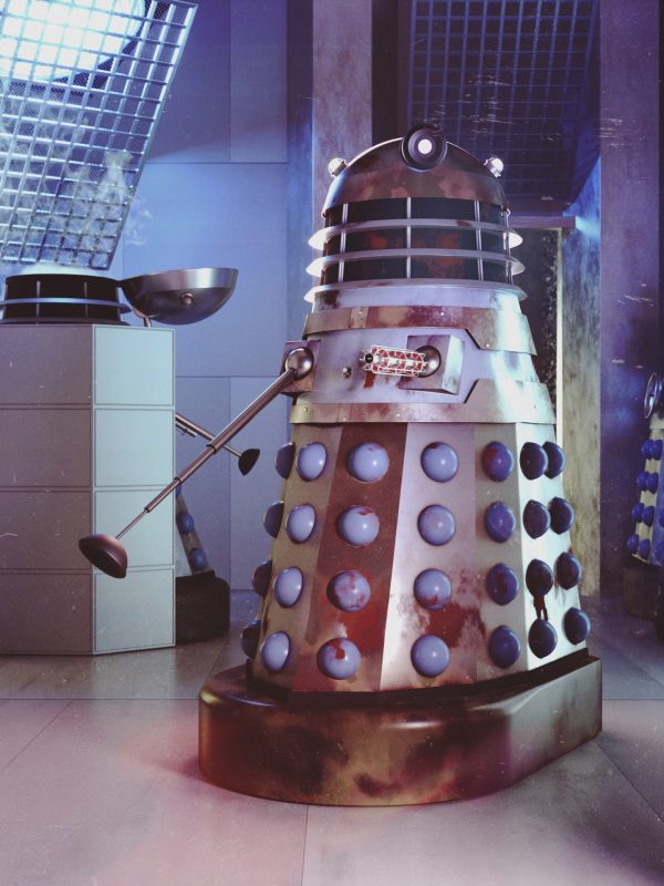 Mutant Phase Dalek - Doctor Who / Big Finish 3D Render by Phil Shaw