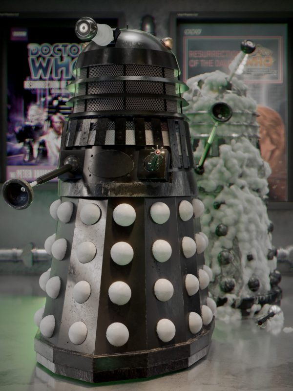 MK3 Renegade Dalek Supreme - Doctor Who / Big Finish 3D Render by Phil Shaw