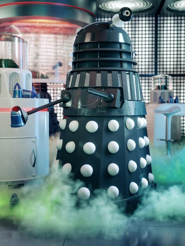 Black Commander Dalek - Doctor Who / Big Finish 3D Render by Phil Shaw