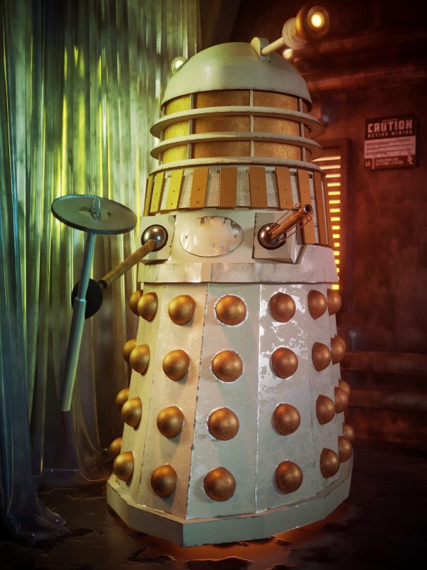 Juggernaut Dalek - Doctor Who / Big Finish 3D Render by Phil Shaw