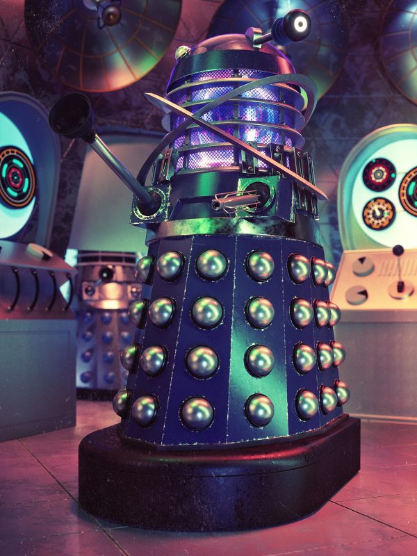 Time Controller Dalek - Doctor Who / Patient Zero Big Finish 3D Render by Phil Shaw