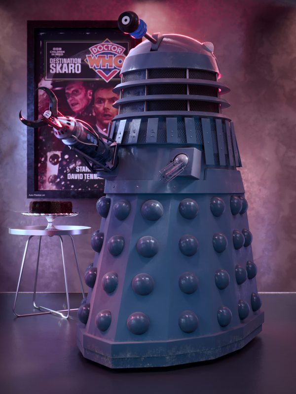 Prototype Gensis Dalek - Doctor Who / Big Finish 3D Render by Phil Shaw