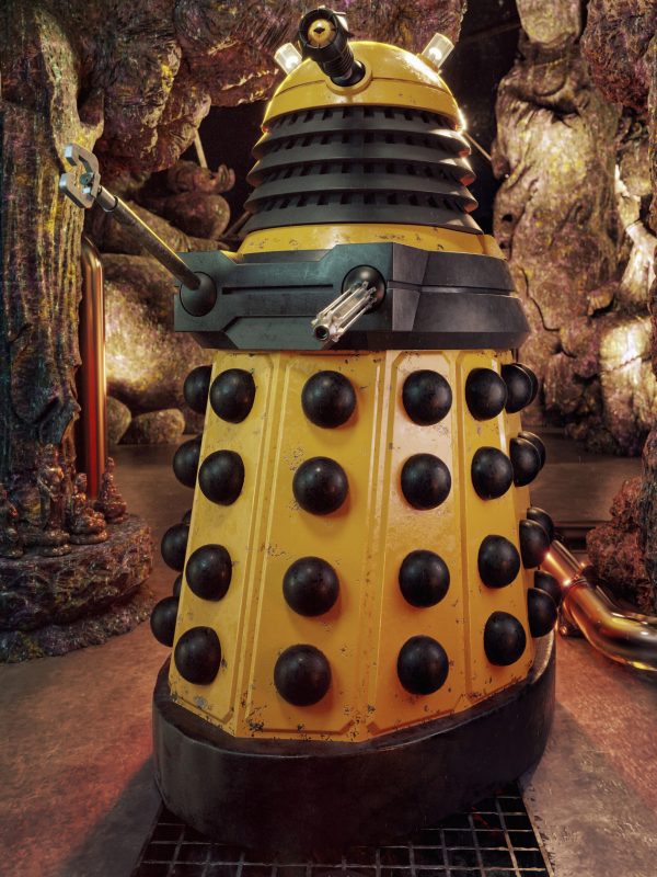 Strategist Yellow Dalek - Doctor Who / Retreat of the Daleks Big Finish 3D Render by Phil Shaw